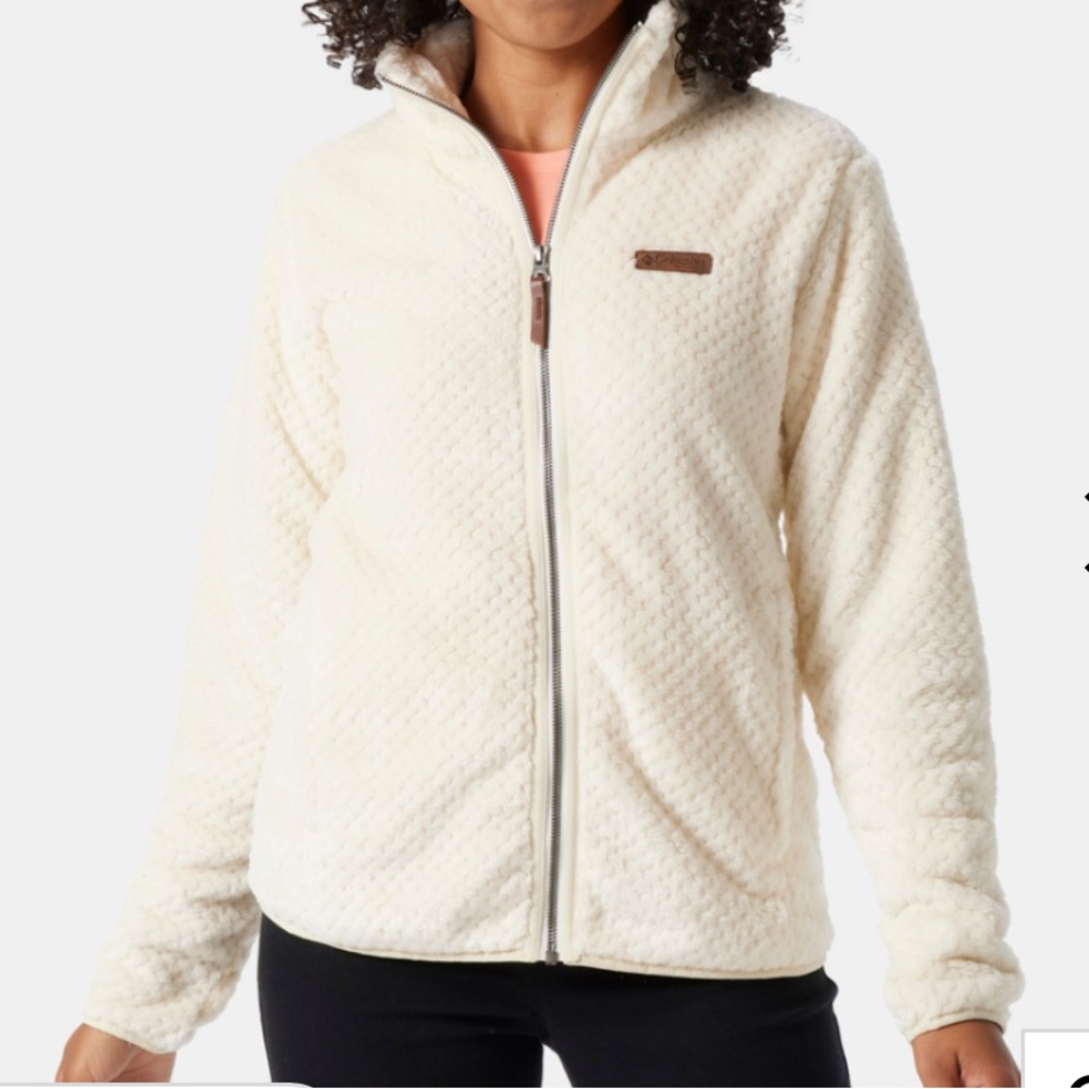 Columbia Cream/White Sherpa Jacket